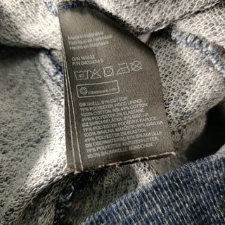 Sudadera Cremallera H&M Azul Jaspeado Talla 170