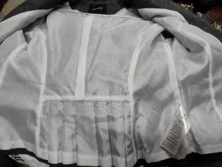 Blazer Orsay Grigio Dettagli Ecopelle