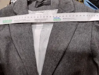 Blazer Orsay Grigio Dettagli Ecopelle