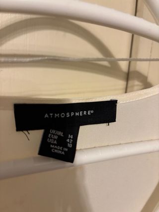 Camisa blanca vaporosa talla 42