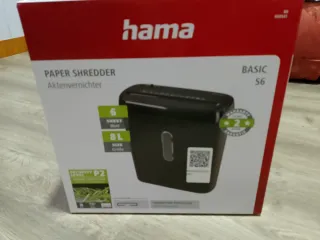 Trituradora de papel Hama BASIC S6