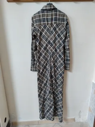 Vestito chemisier Zara quadri lungo - Taglia M
