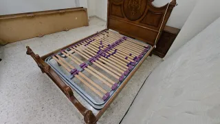 Cama articulada eléctrica madera.