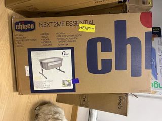 Chicco Next2Me Essential Culla da Letto, Culla per Neonati, Altezza Regolabile, Buona Circolazione d'Aria, Materasso e Borsa Inclusi, 0-6 Mesi, Grigio