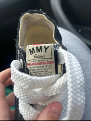 Maison Mihara Yasuhiro Zapatillas Negras Blancas