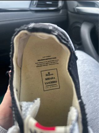 Maison Mihara Yasuhiro Zapatillas Negras Blancas