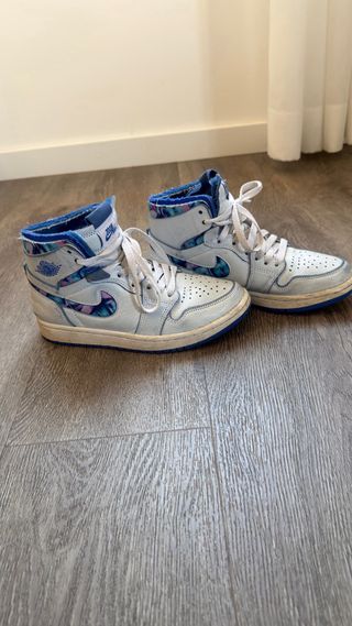 Jordan 1 High Zoom Air CMFT Azul/Branco