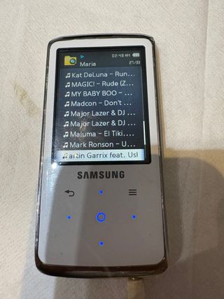 Reproductor MP3 Samsung YP-Q2 Blanco de 8Gb