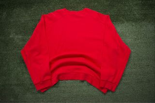 Adidas Hoodie Red Vintage Fit Classic Logo 90's