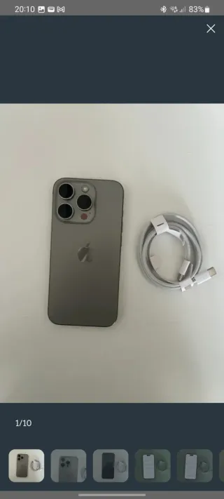 iPhone 15 Pro Gris/Plata 128gb