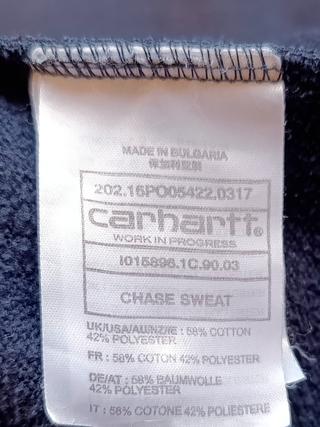 Sudadera Carhartt WIP Chase Navy - Estilo Urbano