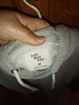 Sudadera gris hombre invierno