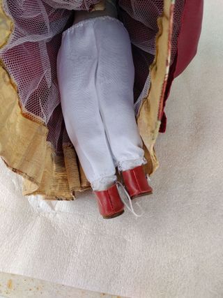 BAMBOLA VINTAGE "DAMA A PASSEGGIO" PORCELLANA