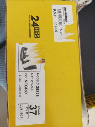 Zapatos 24 HRS Negros