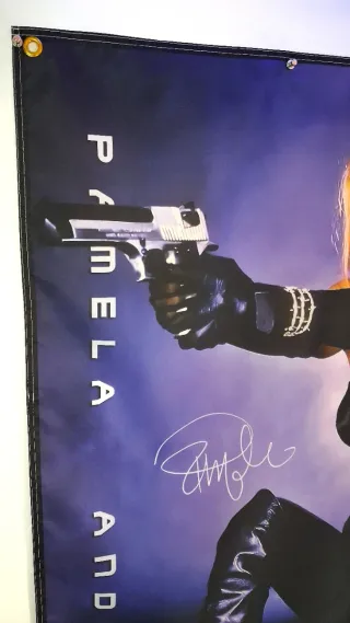 Bandera XXL Pamela Anderson Barb Wire poster flag