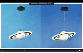 Lámpara Colgante Infantil LED Saturno 40W