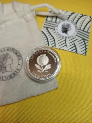 Moneda 10000 Pesos Colombia 2019