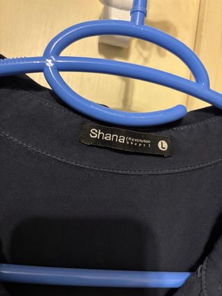Camisa sin mangas azul Shana Talla L