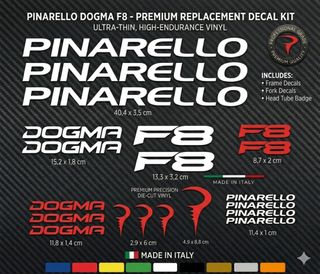 Adesivi Pinarello Dogma F8 Kit Made in Italy