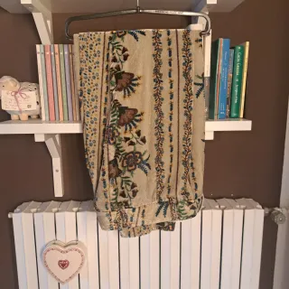 Pantaloni Lucille velluto fantasia floreale