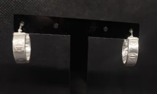 Aretes estilo Cartier Plata 925