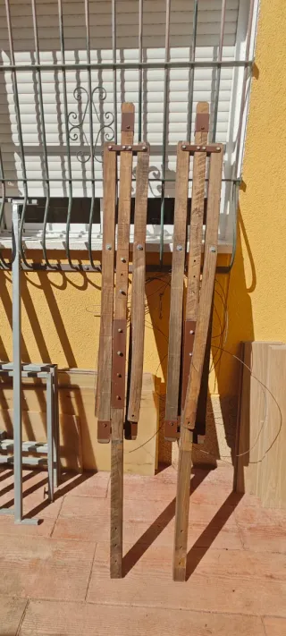 Puesto de mercado madera plegable