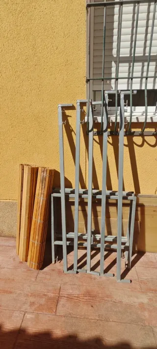 Puesto de mercado madera plegable