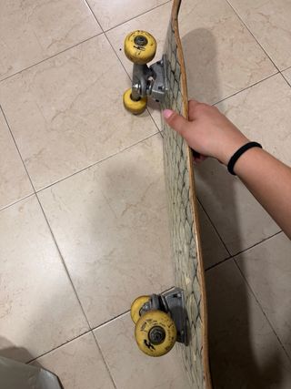 Skate con diseño de escamas