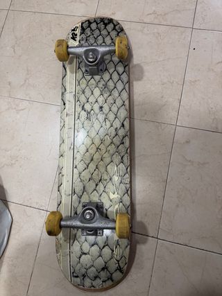 Skate con diseño de escamas