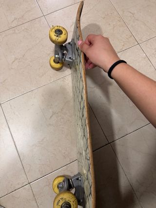 Skate con diseño de escamas