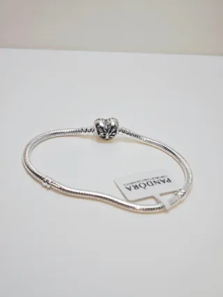 Pulsera Pandora Corazón Árbol S925 19cm