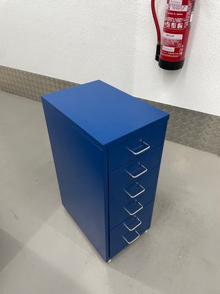 Cajonera Metálica Helmer Ikea Azul