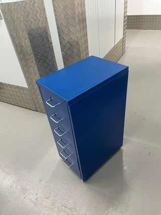 Cajonera Metálica Helmer Ikea Azul