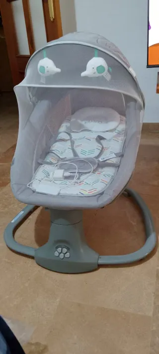 Tumbona Mecedora Eléctrica Bebé
