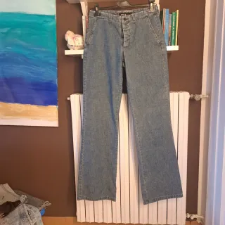 Pantaloni EX-J Denim Cotone Blu taglia 42