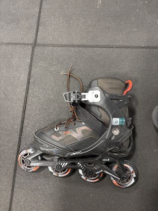 Patines en línea Oxelo Negro Naranja Talla 32-35