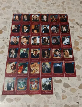 Cromos/estampas Harry Potter Carrefour