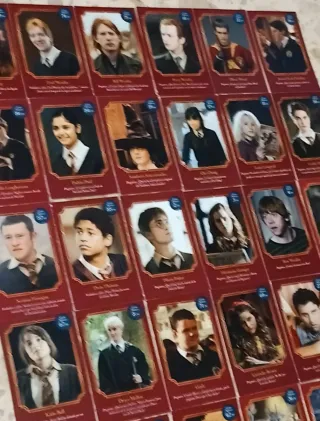 Cromos/estampas Harry Potter Carrefour