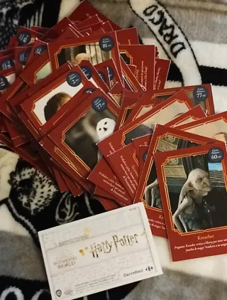Cromos/estampas Harry Potter Carrefour