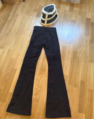 Pantalones campana negros