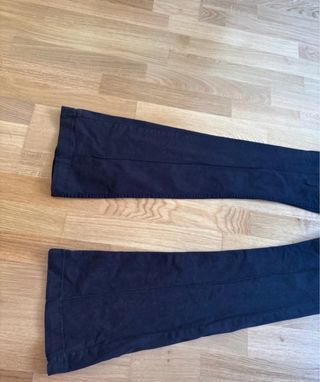 Pantalones campana negros
