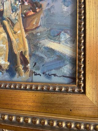 Cuadro Eustaquio Segrelles Playa de Valencia