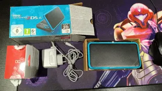 Nintendo New 2DS XL Nero e Turchese con scatola
