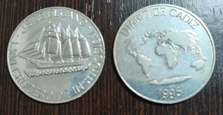 Lote 10 Monedas y Medallas Plata Ley España