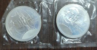 Lote 10 Monedas y Medallas Plata Ley España