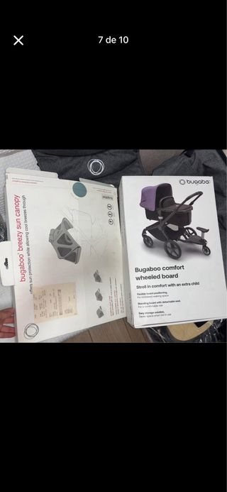 Bugaboo Fox 2 con patinete