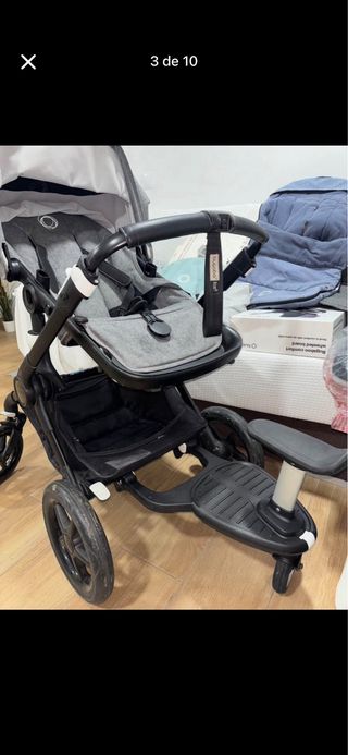 Bugaboo Fox 2 con patinete