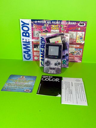 Game Boy Color Trasparente Scatola Completa