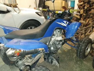 Quad Yamaha Raptor700 Azul cambio x tractor