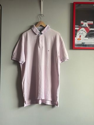 Polo Tommy Hilfiger Rosa Talla XL